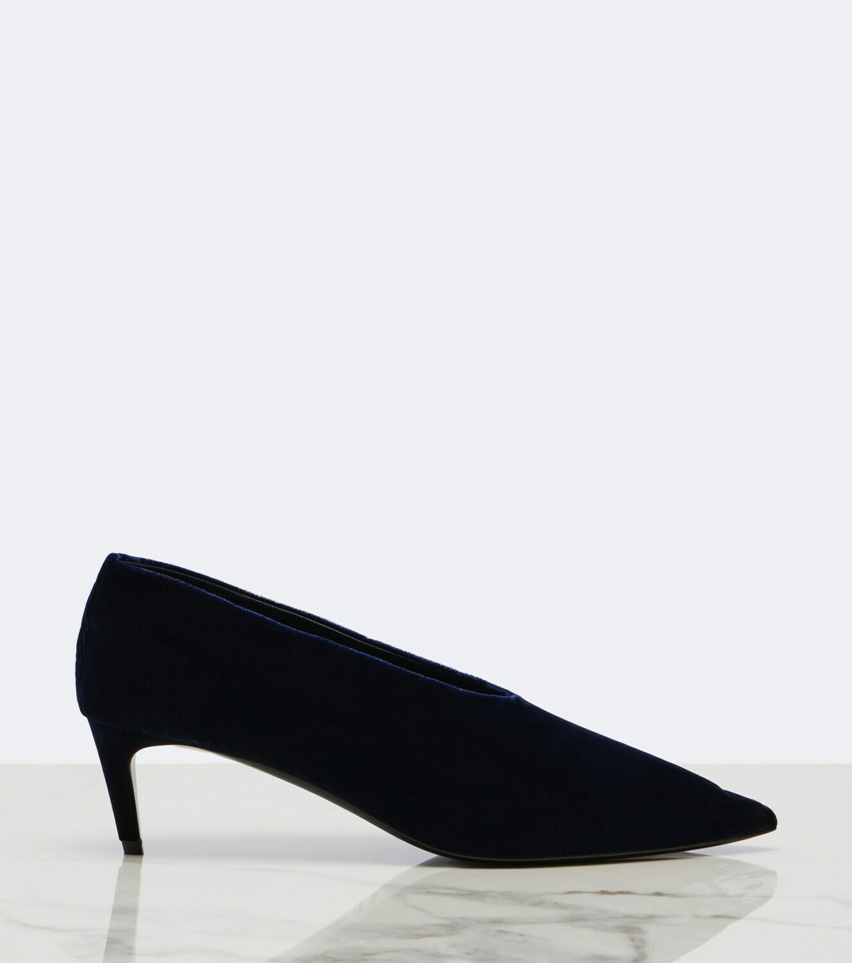 Khaite Miriam velvet pumps