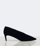 Khaite Miriam velvet pumps