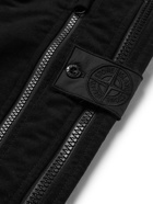 Stone Island Shadow Project - Panelled Stretch Cotton-Moleskin and Shell Trousers - Black
