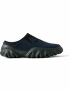 Oakley Factory - Brain Dead Chop Saw Logo-Embellished Mesh and Suede Slip-On Sneakers - Black