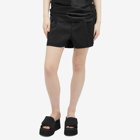 Botter Women's Pleat Tailored Shorts in Black