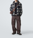 Loewe Plaid wool and linen jacket
