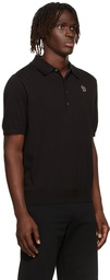 PS by Paul Smith Black Zebra Logo Polo