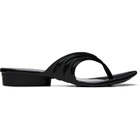 Diesel Black Melissa Edition Quantum Thong Sandals