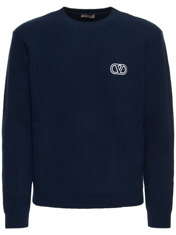 Photo: VALENTINO - Logo Wool Sweater