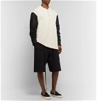 Fear of God - Oversized Colour-Block Loopback Cotton-Jersey Henley T-Shirt - Cream