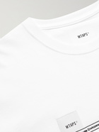 WTAPS - Home Base Logo-Appliquéd Cotton-Blend Jersey T-Shirt - White