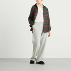 SUNDAYFRUITMARKET Women's Sunday Check Shirt in Green