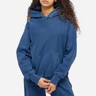 Les Tien Women's Cropped Hoody in Blue 42