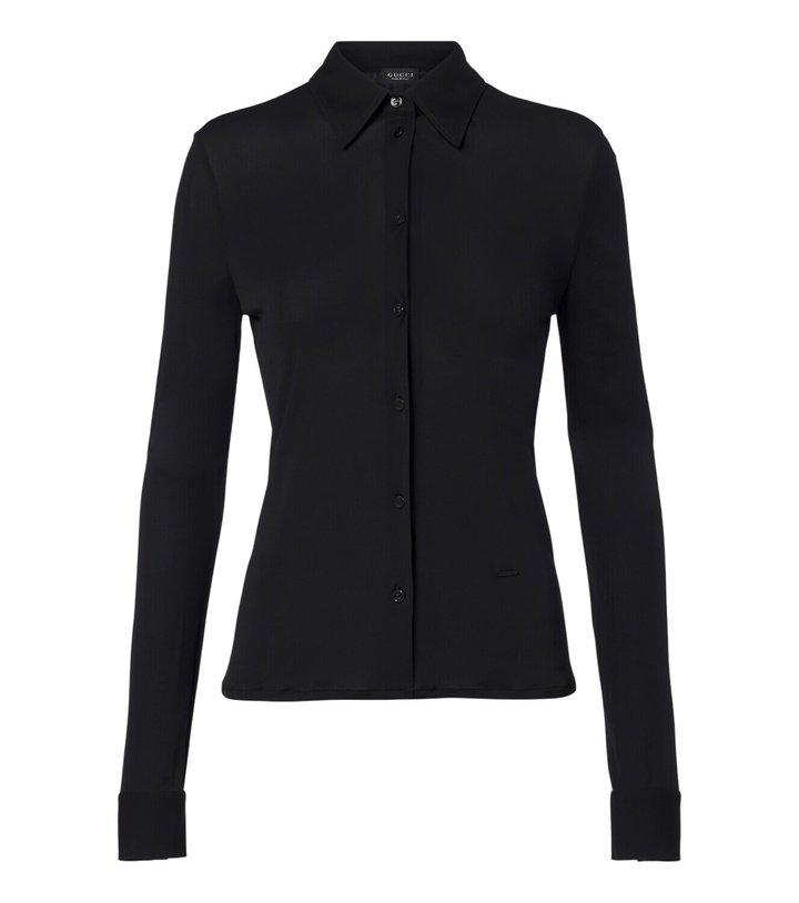 Photo: Gucci Crêpe jersey shirt