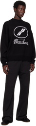 We11done Black JQD Sweater
