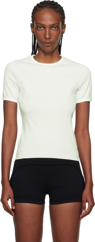 Photo: Courrèges Blue Signature Contrast T-shirt