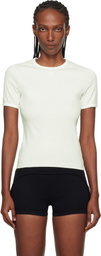 Courrèges Blue Signature Contrast T-shirt