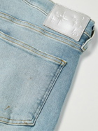 Lost Daze - Cavern Skinny-Fit Panelled Embroidered Printed Jeans - Blue