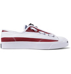 Converse - TAKAHIROMIYASHITA TheSoloist. Jack Purcell Zip Printed Canvas Sneakers - Red