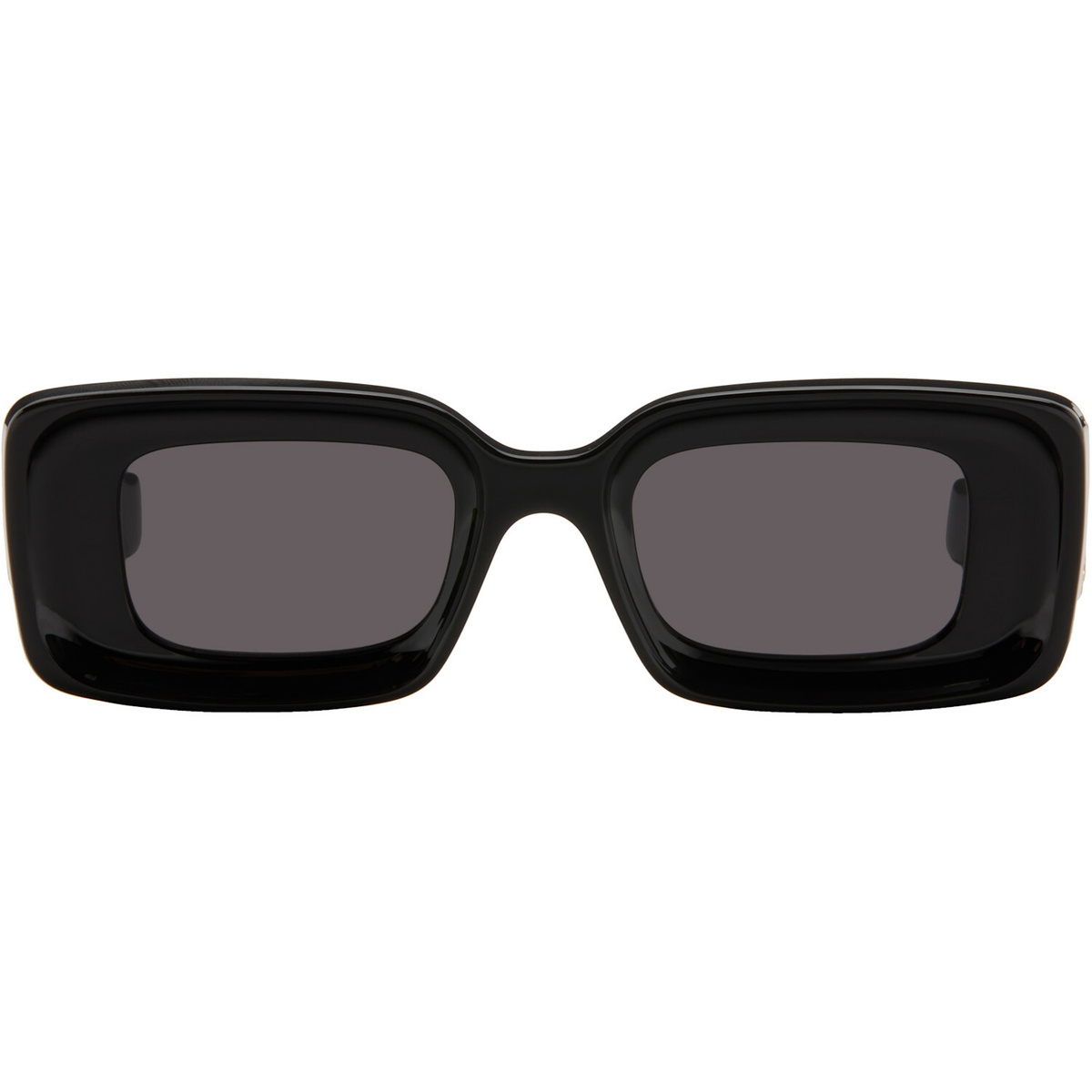 LOEWE Black Rectangular Sunglasses