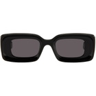 LOEWE Black Rectangular Sunglasses