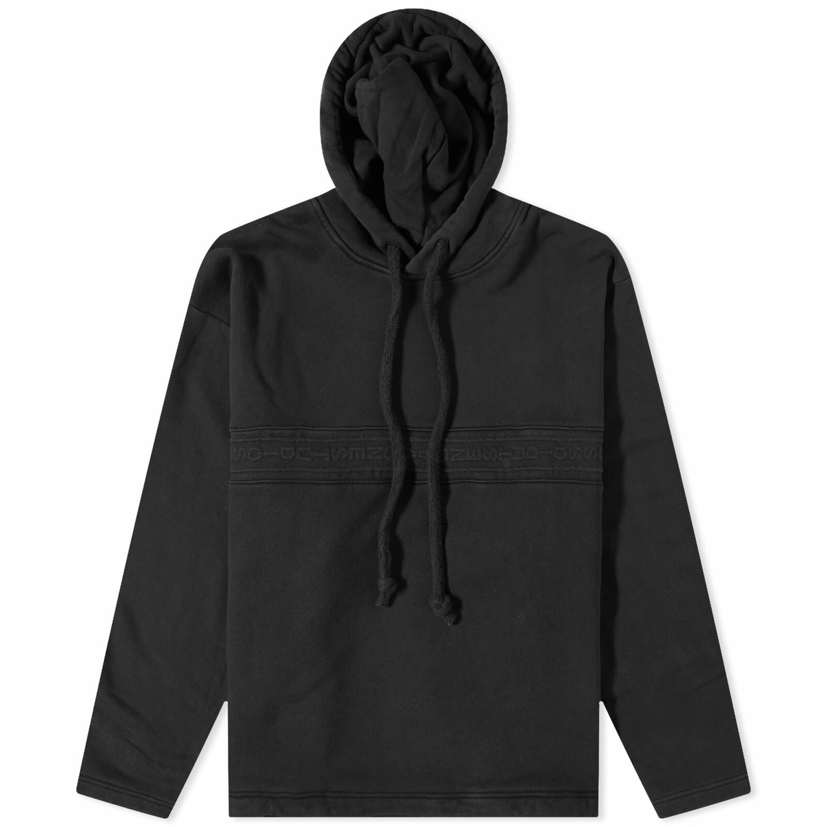 Acne Studios Men's Farmy Chain Rib Hoody in Black Acne Studios