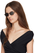 JACQUEMUS Silver 'The Sera' Sunglasses