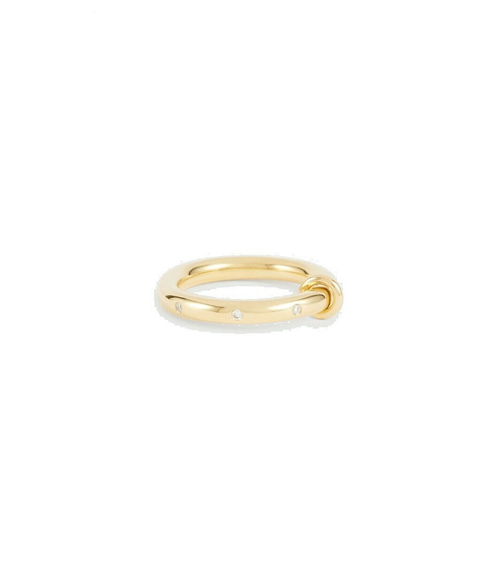 Photo: Spinelli Kilcollin Ovio 18kt gold ring with diamonds