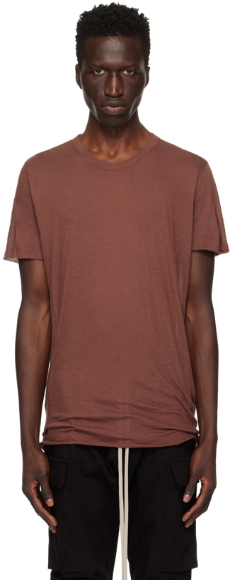 Photo: Rick Owens Brown Porterville Basic T-Shirt