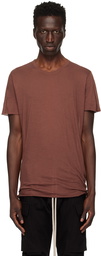 Rick Owens Brown Porterville Basic T-Shirt