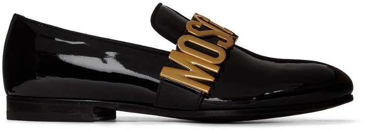 Photo: Moschino Black Patent Loafers