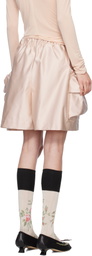 Simone Rocha Pink Cargo Flap Shorts