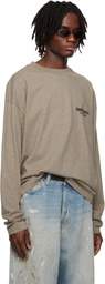 Fear of God ESSENTIALS Gray Classic Long Sleeve T-shirt