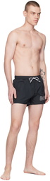 BOSS Black Printed Swim Shorts