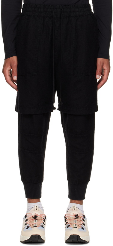 Photo: The Viridi-anne Black Layered Trousers