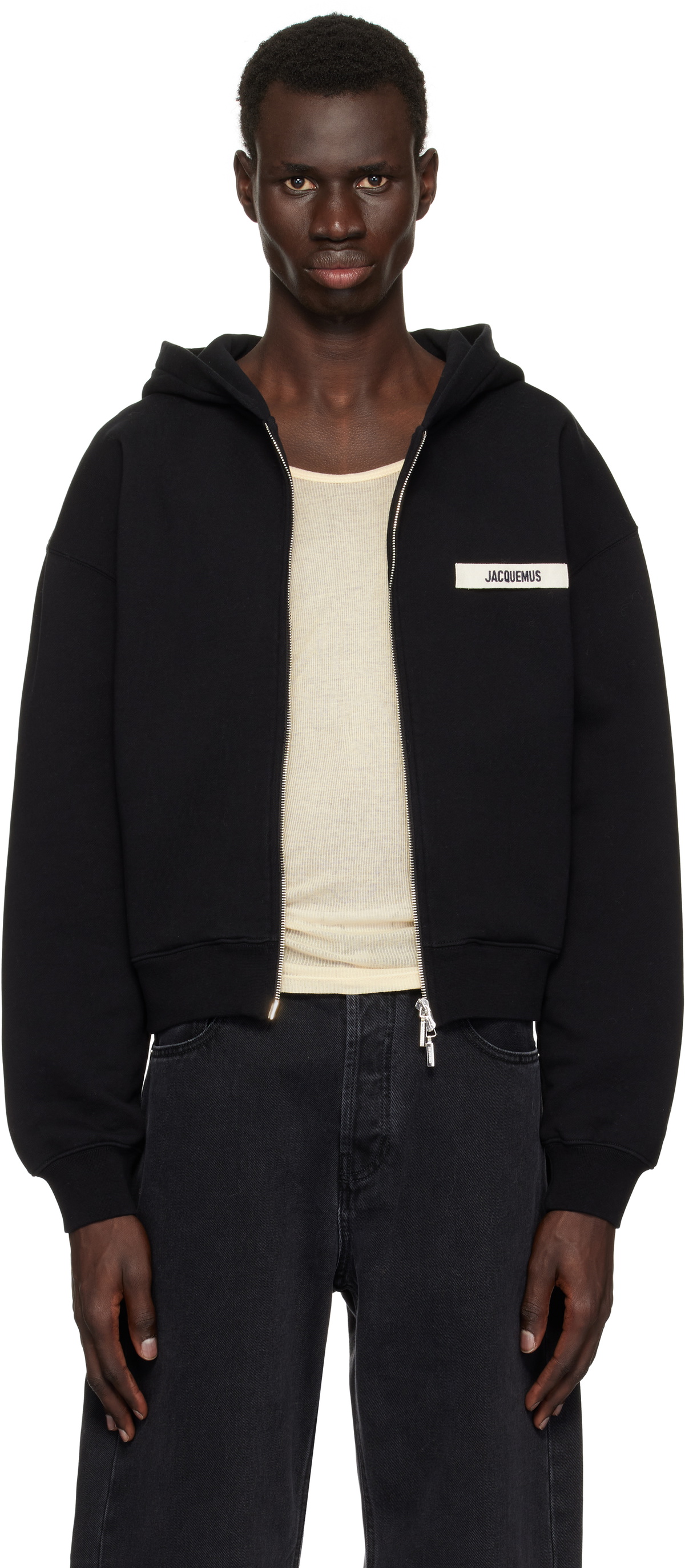 パーカー・フーディ JACQUEMUS 'Le Hoodie Grip Gros Grain Jacquemus 'le hoodie grip gros grain' hoodie available on