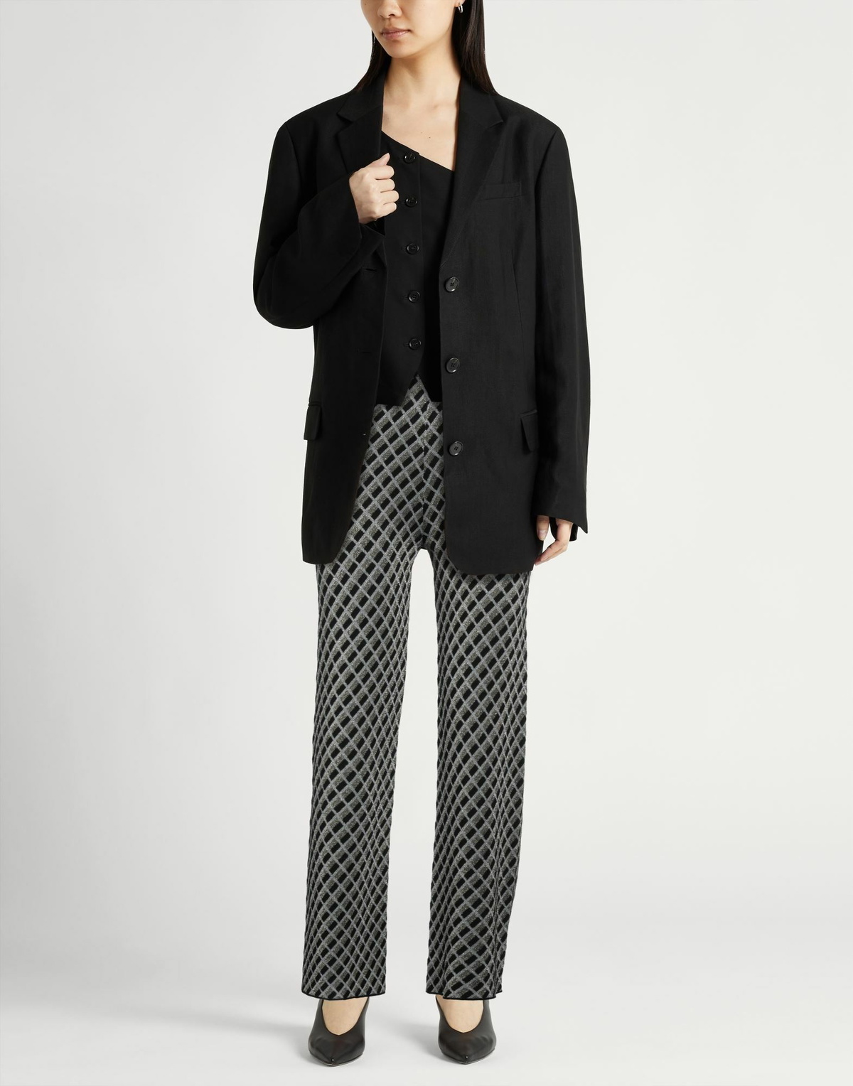 Roberto Collina Womens Pants in Black