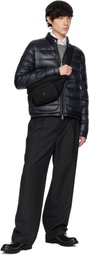 Moncler Black Durance Water-Repellent Belt Bag