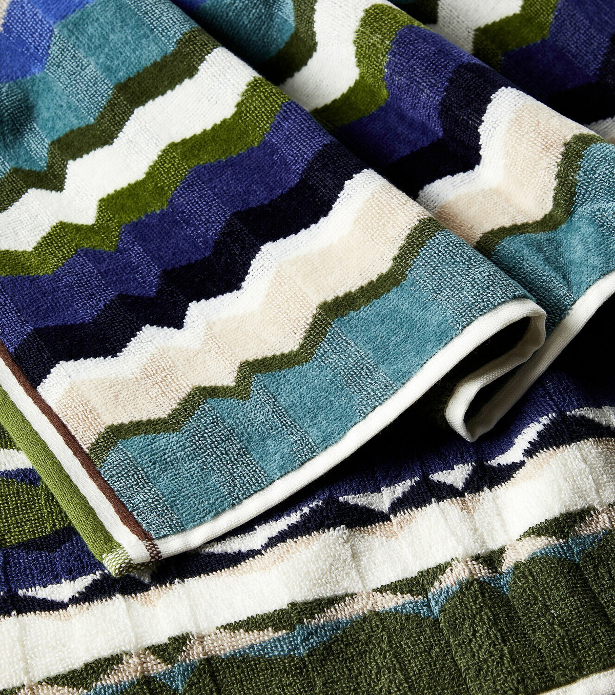 Missoni Eva Zigzag cotton terry bath sheet