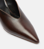 Le Monde Béryl Victoria 70 leather wedges