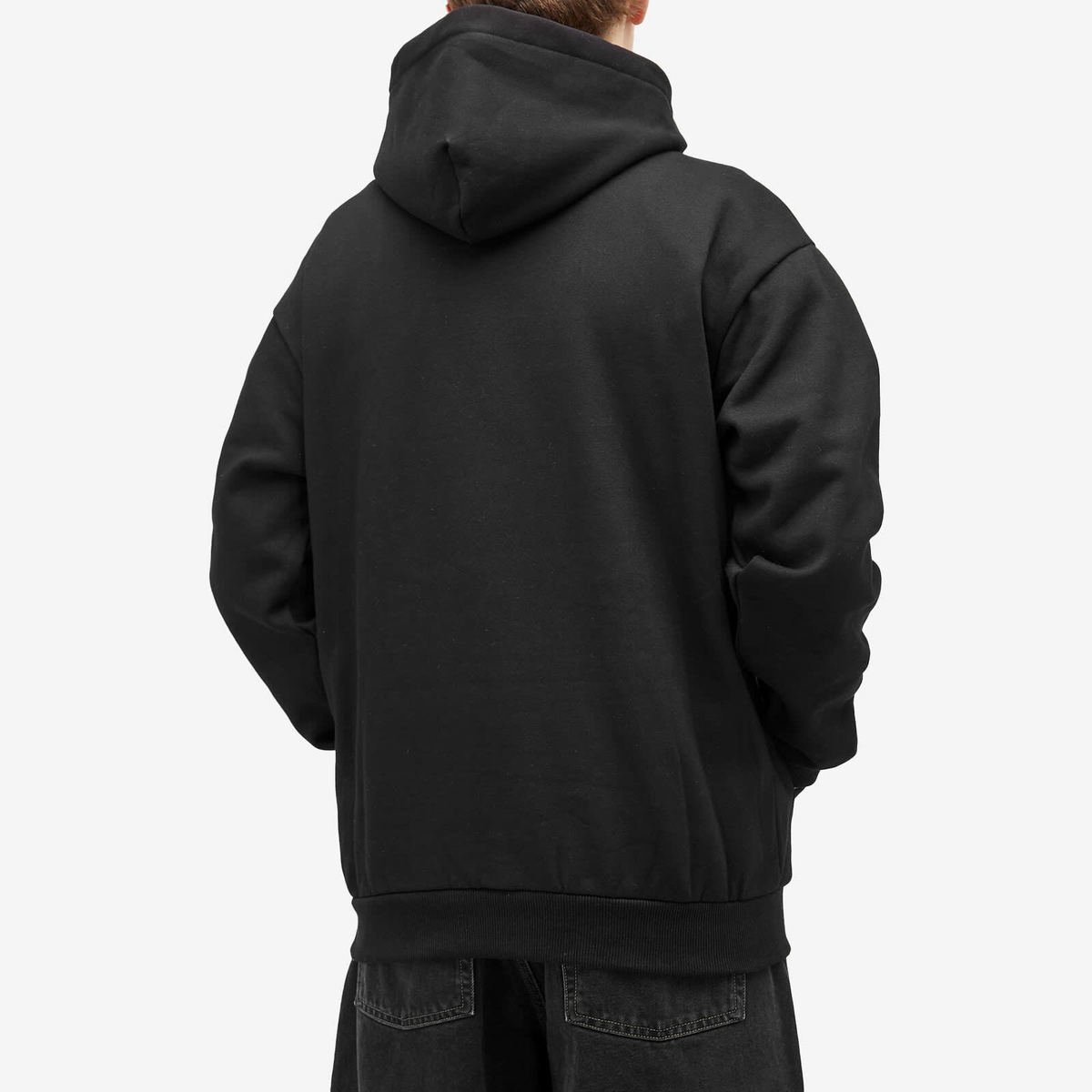 Lo-Fi Men's Broken Logo Hoodie in Black