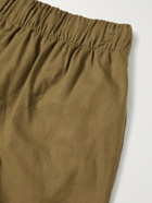 TEKLA - Organic Cotton-Flannel Pyjama Trousers - Green