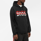 Gucci Men's Geometric Block Logo Hoody in Black