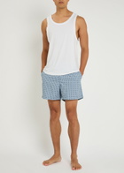 Gusari The Deia Printed Shell Swim Shorts Blue