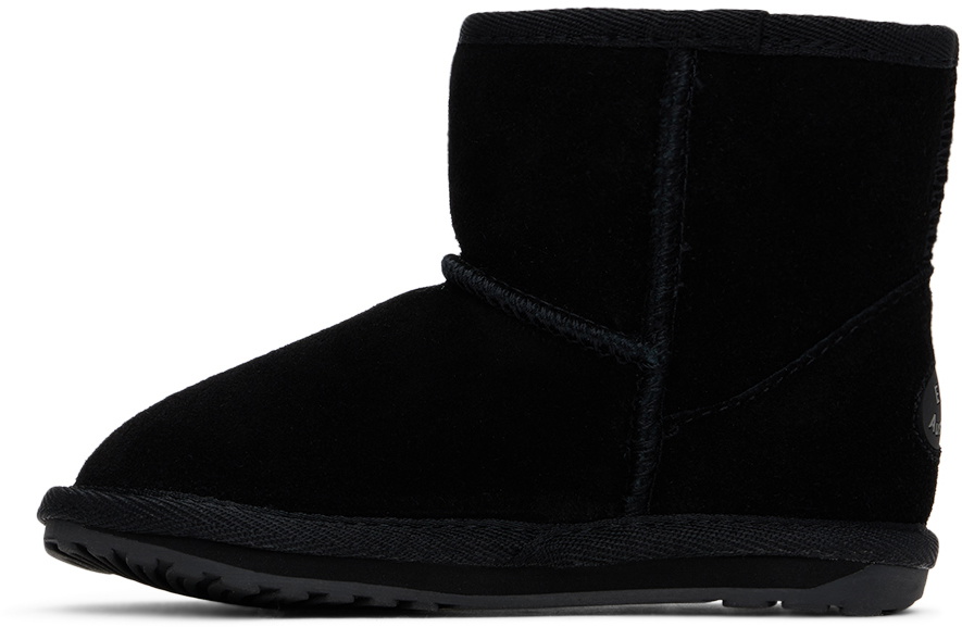 EMU Kids Black Wallaby Mini Boots