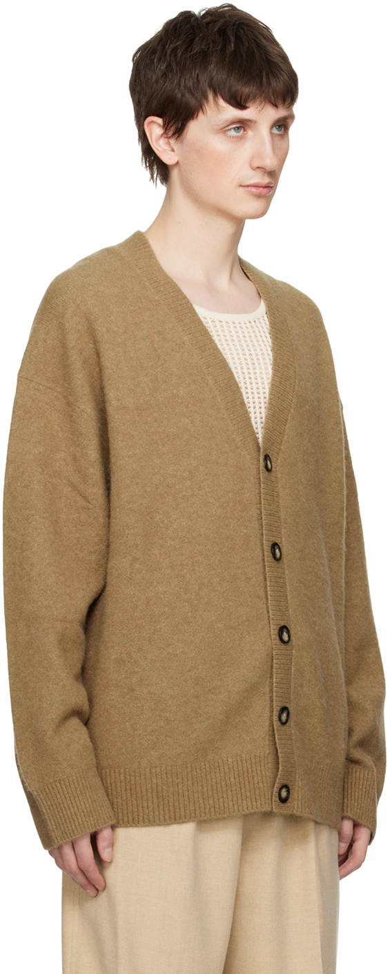 Nanushka Tan Prim Cardigan