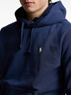 Polo Ralph Lauren Blue Polo Pony-Embroidered Cotton Hoodie