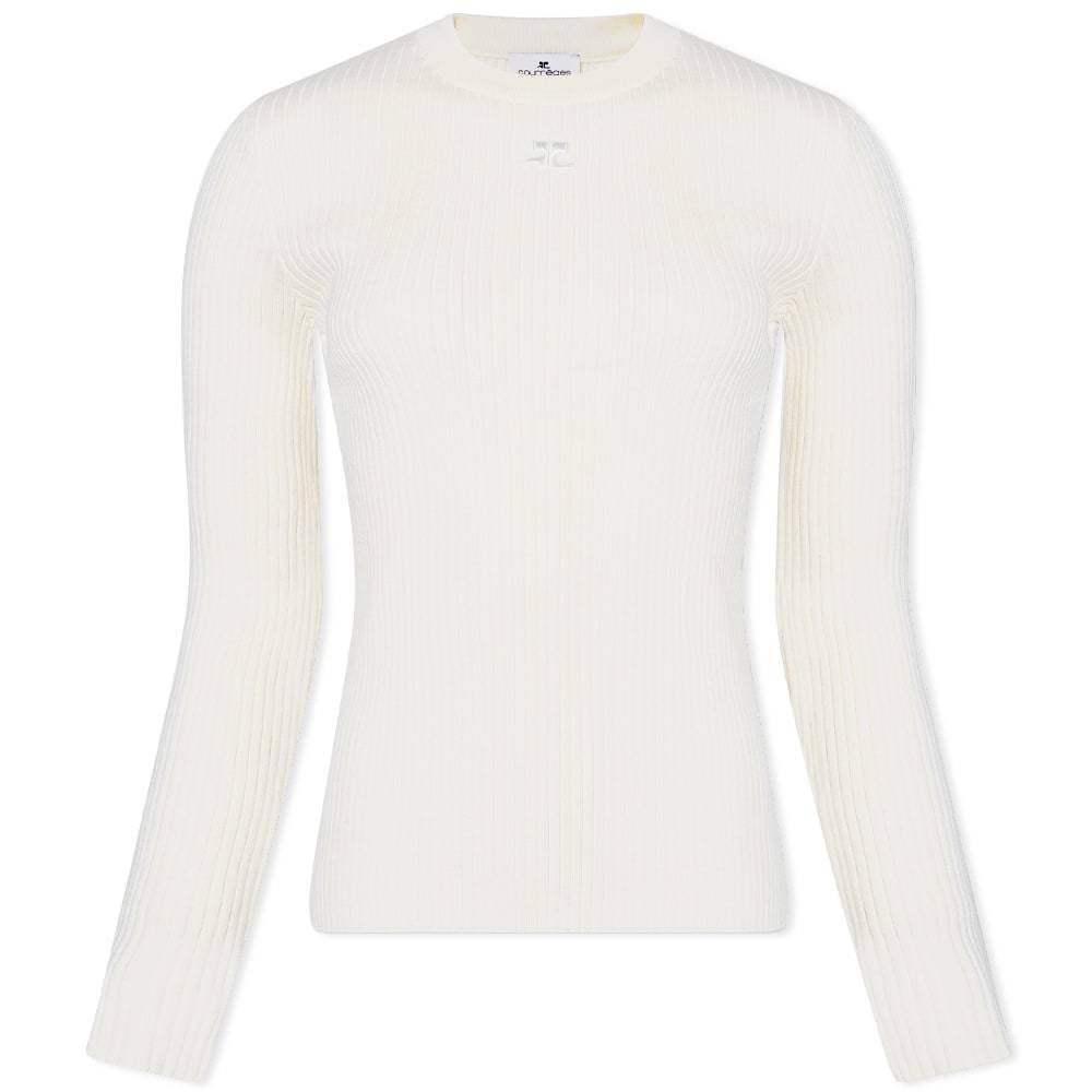 Courrèges Mock Neck Knit Jumper Courreges