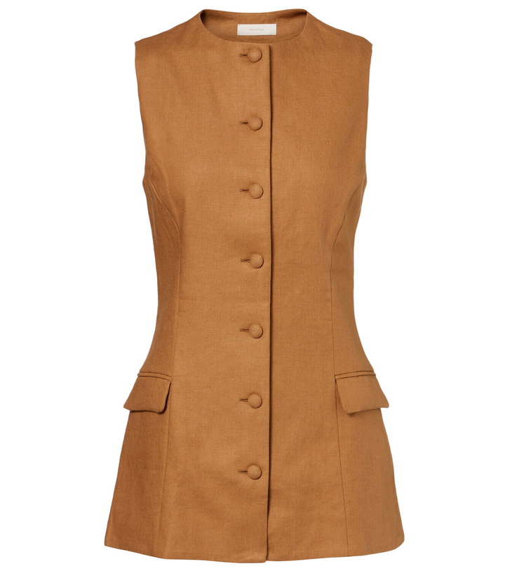 Photo: Faithfull Jane linen vest