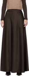 LESET Brown Barb Maxi Skirt