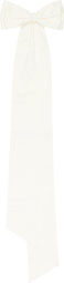 Sandy Liang SSENSE Exclusive Bridal Capsule Palermo Bow Barrette