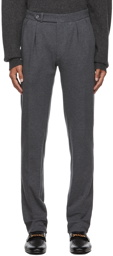 Ralph Lauren Purple Label Grey Tennis Fleece Trousers