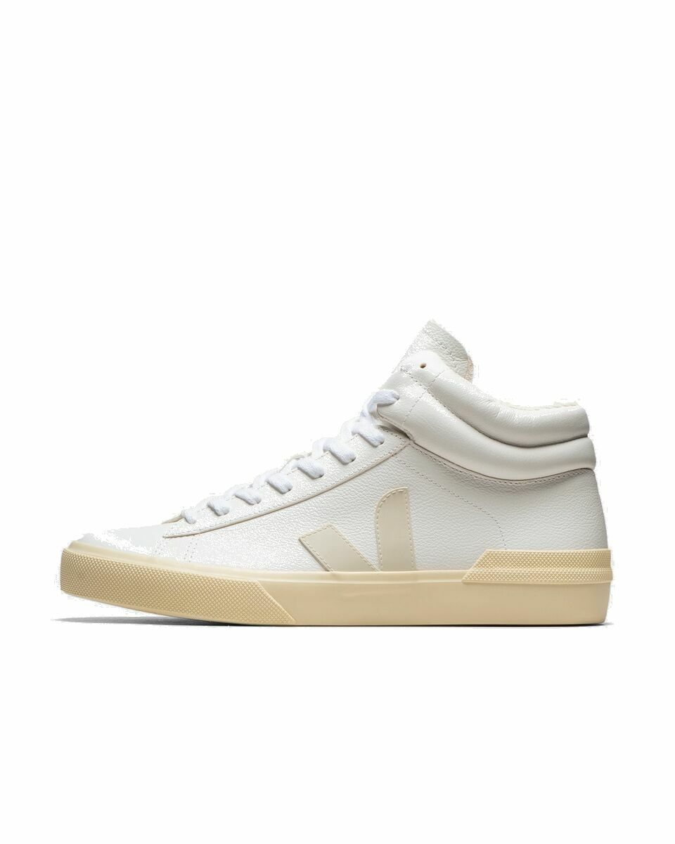 Photo: Veja Minotaur Chromefree Leather White - Mens - High & Midtop