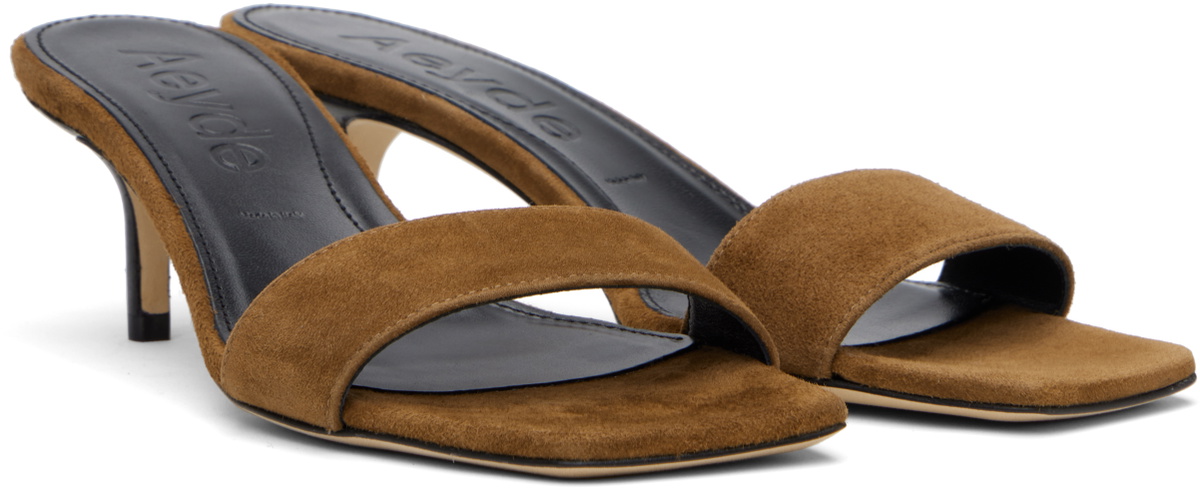 Aeyde Brown Ilvy Mules